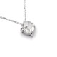 Collar Diamante Rosa en oro blanco de 18kt