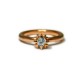 Vee Illusions Set with Rose Gold plating