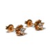 Vee Illusions Set with Rose Gold plating