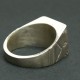 Segell rectangular en plata de llei
