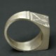 Segell rectangular en plata de llei