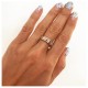 Atlantis Ring in Gold, Silver and Copper