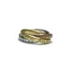 Anell Tricolor Or 18kt