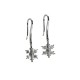 3D Snowflake Earrings