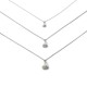 Heart necklace in 18K gold