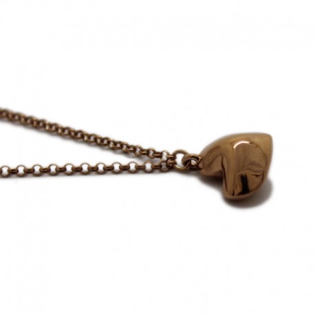 Collar Corazón con baño de oro