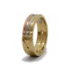Atlantis Ring in yellow, rose and white gold