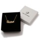 Custom Name Necklace with Gold Bath