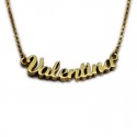 Custom Name Necklace with Gold Bath