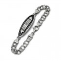 Pulsera Atlante en Plata con Cadena Hungarina de Plata