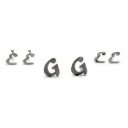 Arracades amb Inicials :: E È G
