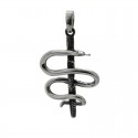 Staff of Asclepius Pendant