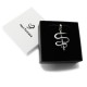 Staff of Asclepius Pendant