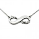 Infinity Name Necklace :: Laia and Aleix