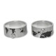 World Map Wedding Rings