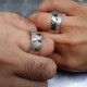 World Map Wedding Rings