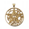 Gold Plating Tetragrammaton Necklace