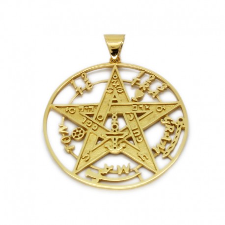 Gold Tetragrammaton Necklace