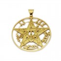 Gold Tetragrammaton Necklace