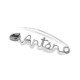Custom Name Safety Pin in Gold