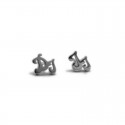 Intertwined Initial Earrings