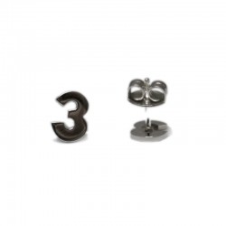 Custom Earrings with Numbers