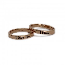 I love you I know Wedding Rings