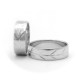 Aliances Vintage en oro blanc de 18kt