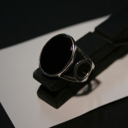 Anillo Ónix en plata de ley