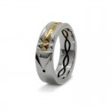 Anillo Atlante con banda de Oro