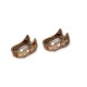 Mini Creoles in Rose Gold and Diamonds