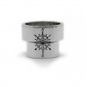 Rose of the Winds Wedding Rings