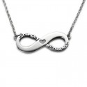 Infinity Name Necklace :: Iona and Laura