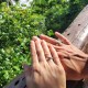 Atlantis Ring in Gold, Silver and Copper (special width: 8mm)