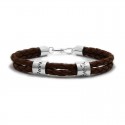 Name Bracelet with Clock Closure