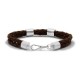 Name Bracelet with Clock Closure