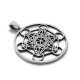 Openwork Silver Metatron Necklace