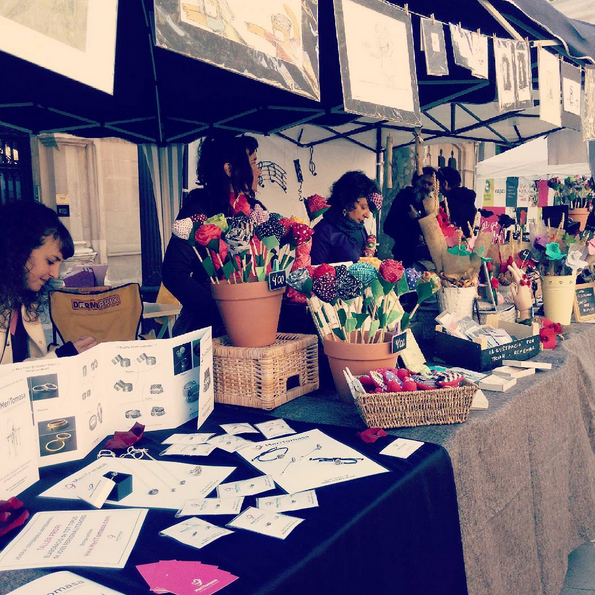 Sant Jordi en el Passeig Pere III de Manresa