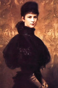 Retrato de la reina Isabel, por Julius Benczur