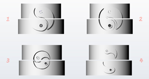 Primeros bocetos de las alianzas del yin y el yang